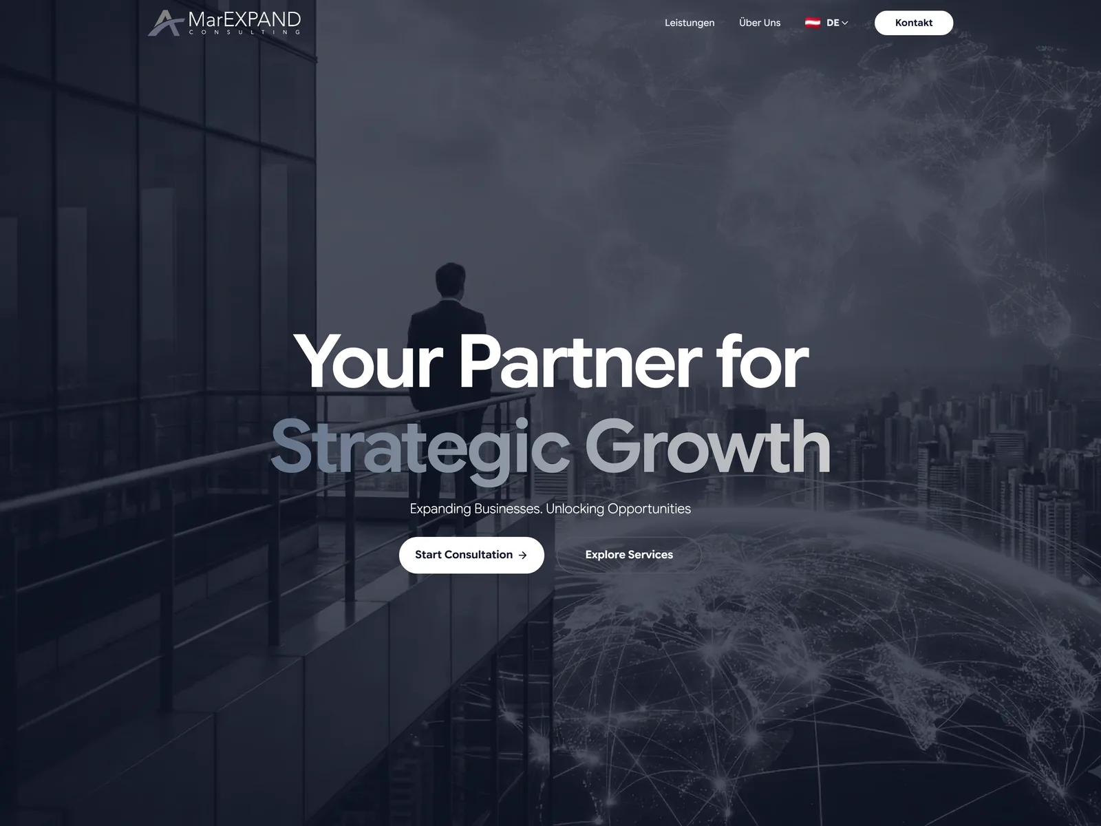 Startseite von MarEXPAND Consulting
